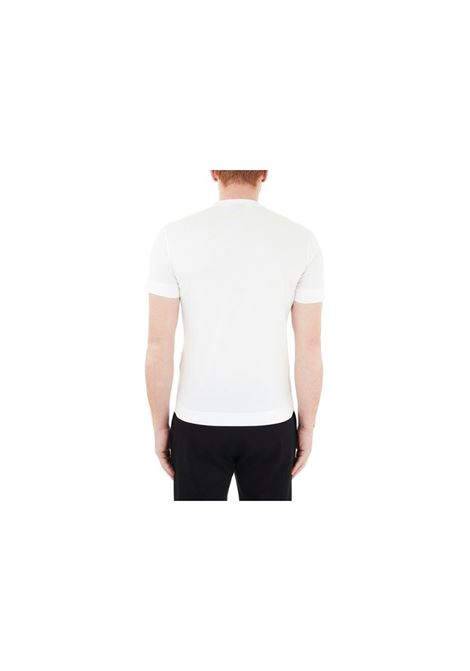 EMPORIO ARMANI T-Shirt Con Logo Ricamato Camouflage Bianco EMPORIO ARMANI | T-shirt | 3K1TM5 1JDXZ0101